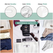 Load image into Gallery viewer, 100 Pack 12" x 15" with 1.25 mil Thick White Shopping Bags