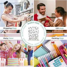 Load image into Gallery viewer, 100 Pack 12" x 15" with 1.25 mil Thick Die Cut Star Party Favor Bags