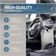 Load image into Gallery viewer, 50 Pack 12" x 15" with 2 mil Thick White Disposable Car Trash Bags