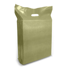 Load image into Gallery viewer, 100 Pack 15" x 18"+2 with 1.25 mil Thick Die Cut Green Olive Bags