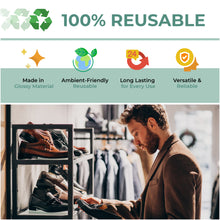 Load image into Gallery viewer, 100 Pack 15" x 18"+2 with 1.25 mil Thick Die Cut Orange Bags