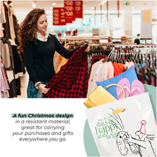 Load image into Gallery viewer, 100 Pack 15" x 18" with 1.25 mil Thick Die Cut Christmas Bags
