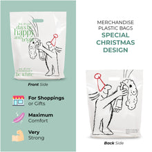 Load image into Gallery viewer, 100 Pack 15" x 18" with 1.25 mil Thick Die Cut Christmas Bags