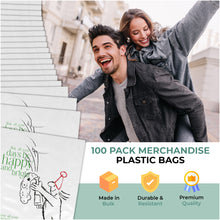 Load image into Gallery viewer, 100 Pack 15" x 18" with 1.25 mil Thick Die Cut Christmas Bags