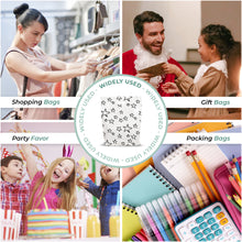 Load image into Gallery viewer, 100 Pack 15" x 18" with 1.25 mil Thick Die Cut Star Bags