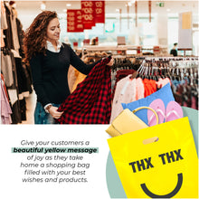 Load image into Gallery viewer, 100 Pack 15" x 18" with 1.25 mil Thick Thank You Yellow Bags