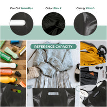 Load image into Gallery viewer, 100 Pack 20" x 20" with 2 mil Thick Black Glossy Bags