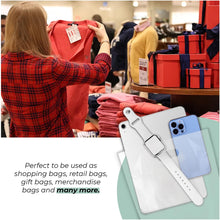 Load image into Gallery viewer, Clear Merchandise Plastic Glossy Retail Bags 100 Pack 12" x 15" with 1.25 mil Thick