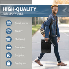 Load image into Gallery viewer, 100 Pack 9" x 12" with 2 mil Thick Black Merchandise Bags