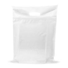 Load image into Gallery viewer, 100 Pack 9" x 12" with 2 mil Thick Double Reinforced Handles White Merchandise Bags