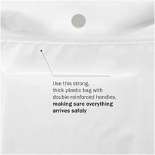 Load image into Gallery viewer, 50 Pack 9" x 12" with 2 mil Thick White Disposable Car Trash Bags