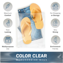 Load image into Gallery viewer, 200 Pack 12" x 15" with 1.5 mil Thick Clear Shopping Bags