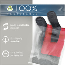 Load image into Gallery viewer, 200 Pack 12" x 15" with 1.5 mil Thick Clear Shopping Bags