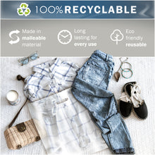 Load image into Gallery viewer, 50 Pack 26" x 26" with 3 mil Thick Extra Large Clear Merchandise Plastic Retail Bags (HDPE)