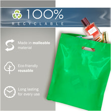 Load image into Gallery viewer, 200 Pack 9" x 12" with 1.5 mil Thick Green Glossy Bags