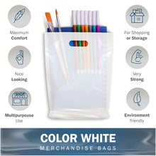 Load image into Gallery viewer, 100 Pack 9" x 12" with 1.25 mil Thick White Glossy Bags