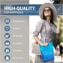 Load image into Gallery viewer, 100 Pack 9" x 12" with 1.25 mil Thick Blue Glossy Bags