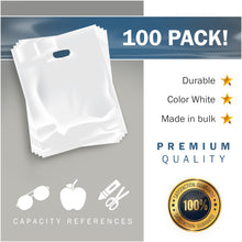 Load image into Gallery viewer, 100 Pack 9" x 12" with 1.25 mil Thick White Glossy Bags