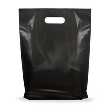 Load image into Gallery viewer, 100 Pack 9" x 12" with 1.25 mil Thick Black Glossy Bags