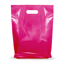 Load image into Gallery viewer, 100 Pack 12" x 15" x 1.25 Pink Merchandise Bags