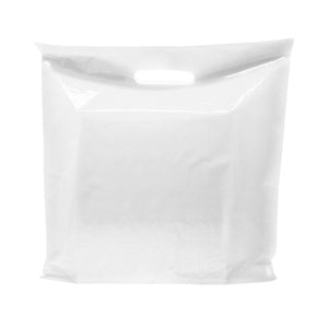 100 Pack 20" x 20" with 2 mil Thick Extra Large White Merchandise Plastic Retail Bags