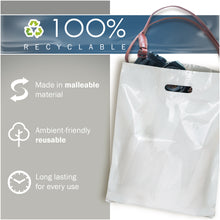 Load image into Gallery viewer, 100 Pack 20&quot; x 24&quot; with 2 mil Thick Extra Large White Merchandise Plastic Retail Bags