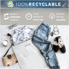 Load image into Gallery viewer, 50 Pack 26" x 26" with 3 mil Thick Extra Large White Merchandise Plastic Retail Bags