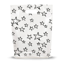 Load image into Gallery viewer, 100 Pack 12&quot; x 15&quot; with 1.25 mil Thick Die Cut Star Party Favor Bags