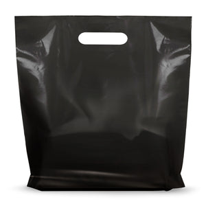 100 Pack 18" x 18" with 2 mil Thick Black Glossy Bags