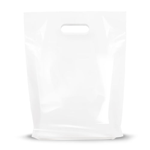 Clear Merchandise Plastic Glossy Retail Bags 100 Pack 12