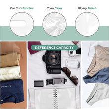 Load image into Gallery viewer, Clear Merchandise Plastic Glossy Retail Bags 100 Pack 12&quot; x 15&quot; with 1.25 mil Thick