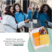 Load image into Gallery viewer, Clear Merchandise Plastic Glossy Retail Bags 100 Pack 9&quot; x 12&quot; with 1.25 mil Thick