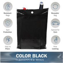 Load image into Gallery viewer, 50 Pack 9&quot; x 12&quot; with 2 mil Thick Black Disposable Car Trash Bags