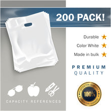 Load image into Gallery viewer, 200 Pack 9&quot; x 12&quot; with 1.5 mil Thick White Glossy Bags