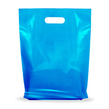 Load image into Gallery viewer, 100 Pack 9&quot; x 12&quot; with 1.25 mil Thick Blue Glossy Bags