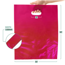 Load image into Gallery viewer, 100 Pack 12&quot; x 15&quot; Pink Merchandise Bags