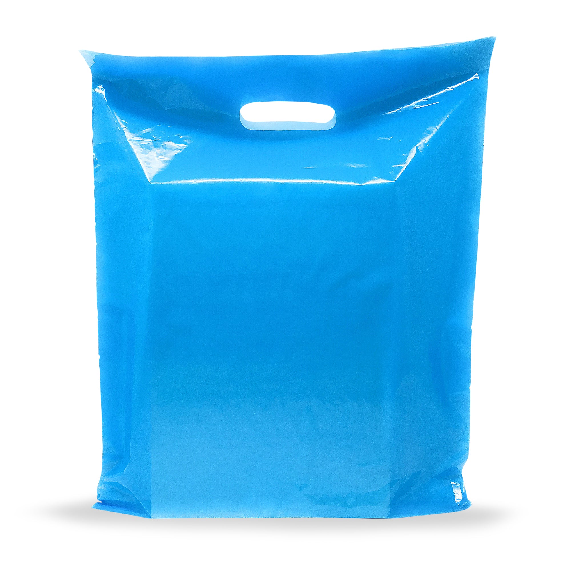 Extra Large Blue Plastic Shopping Bags - 50NP18BL45 - BagsOnNet